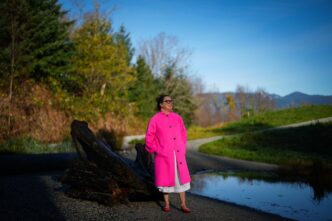 What do snowboards and mountain goats have in common? Indigenous weaver knows