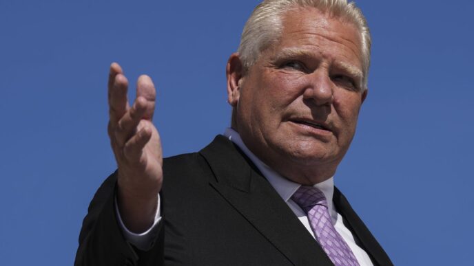 Ford pitches Toronto as host of new global defence bank