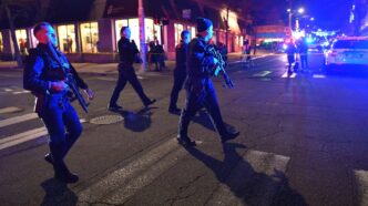 Aggregator Downloaded image for imported item 90349 | Meridian Source Police search Brown University after shooter kills 2 and wounds 8 on campus