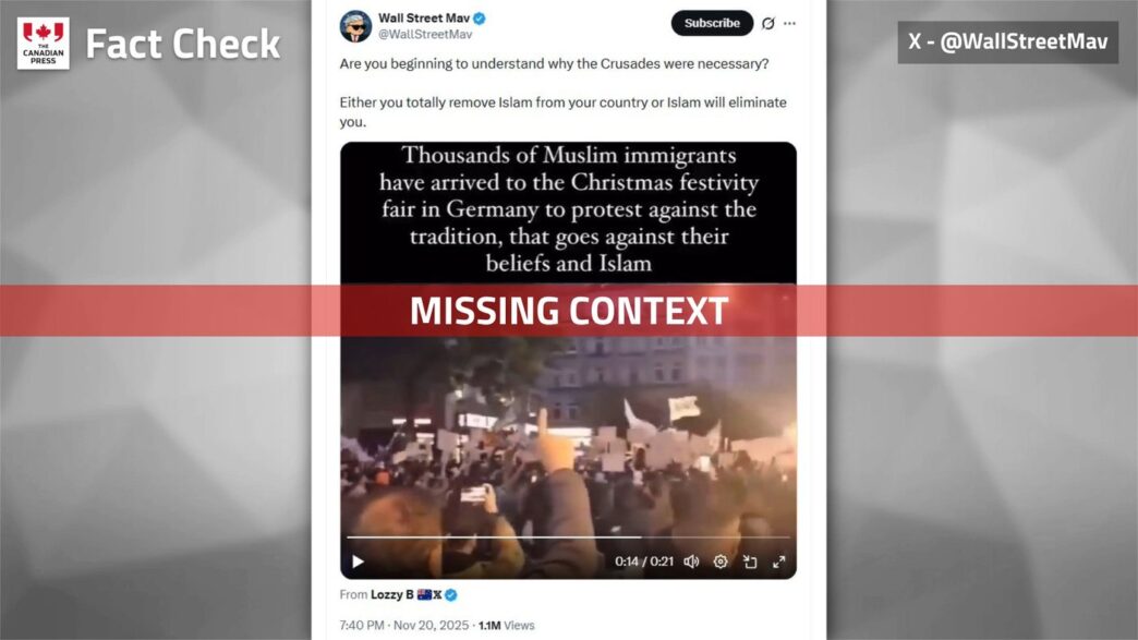 Fact File: Videos used to claim Muslims are protesting Christmas are missing context