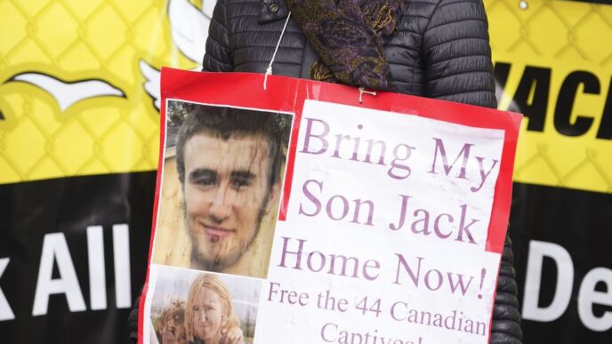 Aggregator Downloaded image for imported item 95499 | Meridian Source Parents of Canadian held in Syria urge Ottawa to act as prisoners are sent to Iraq