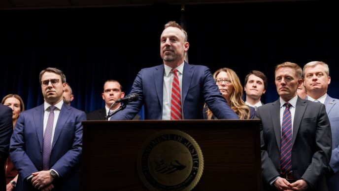 Aggregator Downloaded image for imported item 94161 | Meridian Source Justice Department sees no basis for civil rights probe in Minnesota ICE shooting, official says