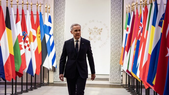 Carney off to China, Qatar and Davos to court investment, mend fences with Beijing