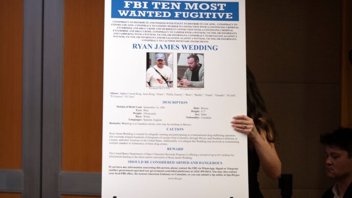 A timeline of key events leading up to the arrest of Canadian fugitive Ryan Wedding