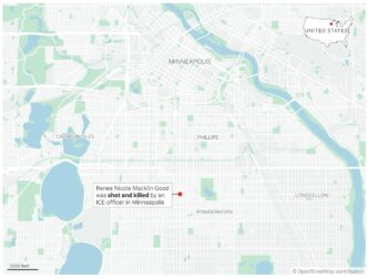 Minneapolis protesters vent their outrage after an ICE officer kills a woman