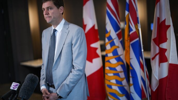 Eby touts mining, energy projects on India tour, dismisses Bishnoi gang report