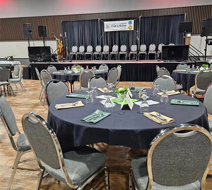 Sub - Fish and game banquet set up 2025 | Meridian Source