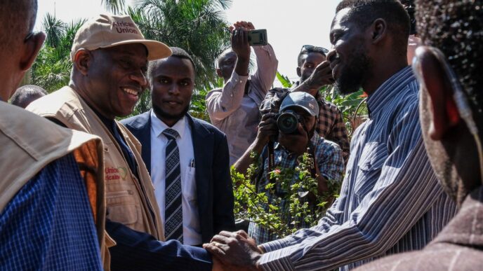 Voting begins in Uganda’s presidential election during internet shutdown and polling station delays