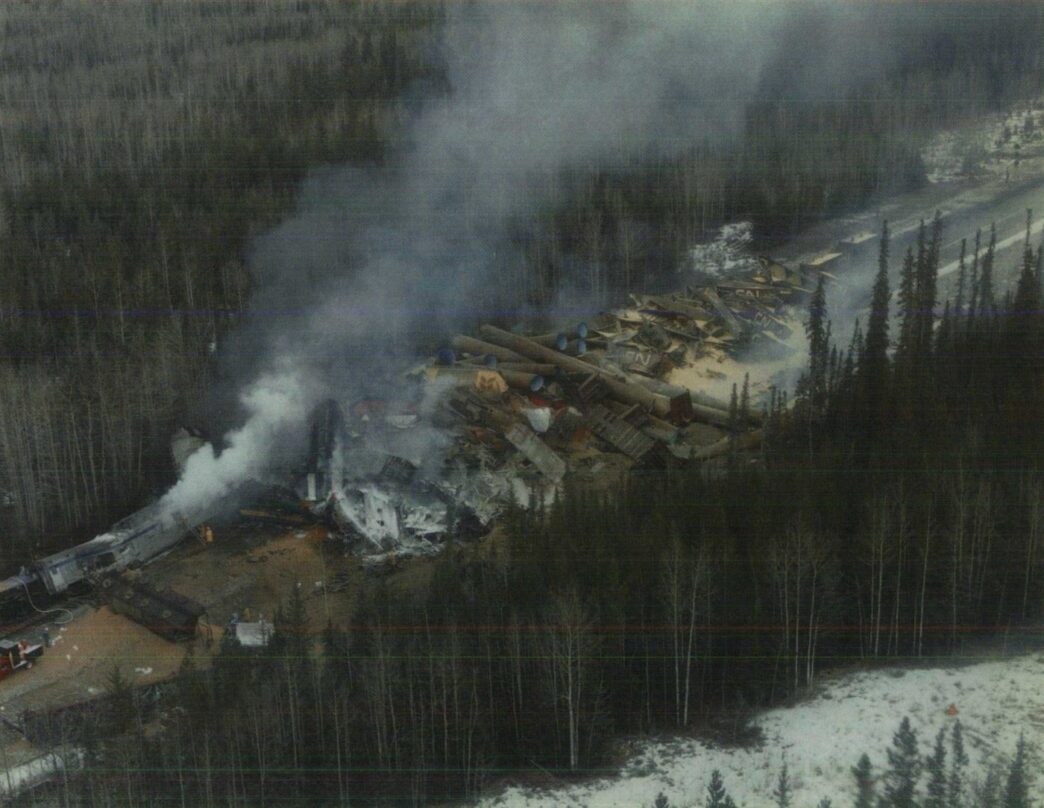 Aggregator Downloaded image for imported item 92859 | Meridian Source Tangled cars and billowing smoke: Remembering Hinton rail disaster 40 years later