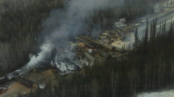 Tangled cars and billowing smoke: Remembering Hinton rail disaster 40 years later