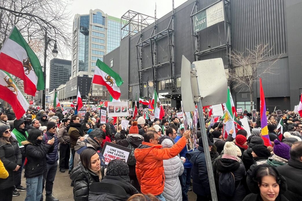 Canadians join global protests in solidarity with Iranian uprising