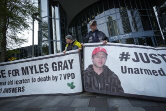 B.C. Law Society investigates obscene remark that has delayed Myles Gray hearing