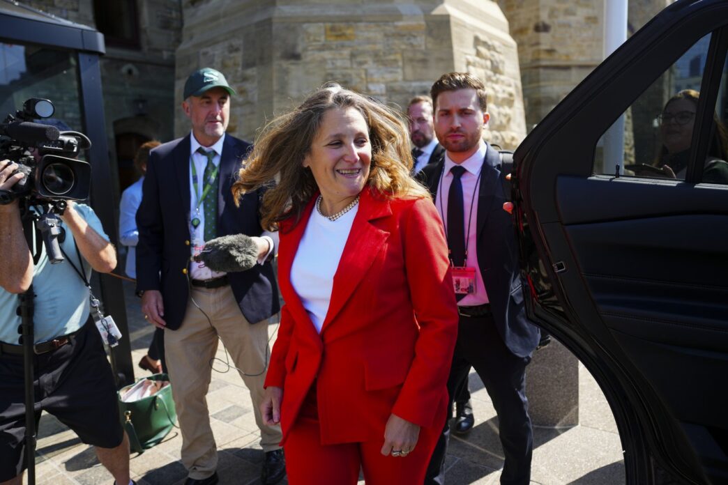 Chrystia Freeland named as economic adviser by Ukrainian President Zelenskyy