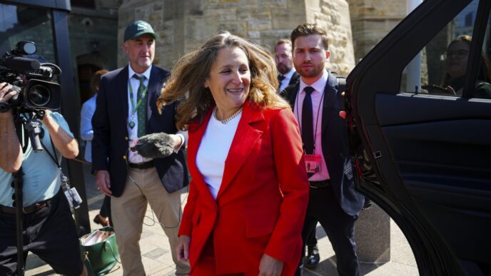 Chrystia Freeland named as economic adviser by Ukrainian President Zelenskyy