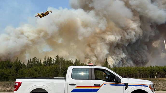 Wildfire suppression air tanker and emergency response truck | Meridian Source
