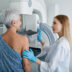 Senior woman having mammography scan at hospital with medical technician Mammography procedure breast cancer prevention | Meridian Source