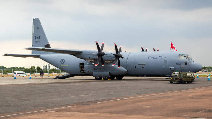 Royal Canadian Air Force Lockheed C-130J-30 Hercules transport p | Meridian Source