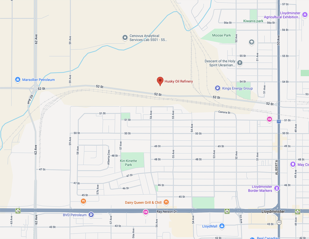 File - CENOVUS REFINERY MAP | Meridian Source Cenovus